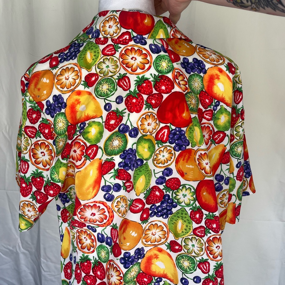 Vintage fruit button down - Picture 5 of 6